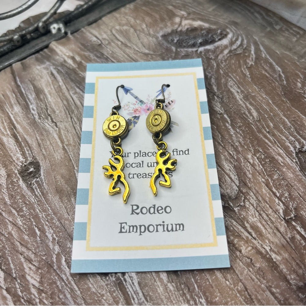 Bullet Dangly Cowgirl Collection Earrings